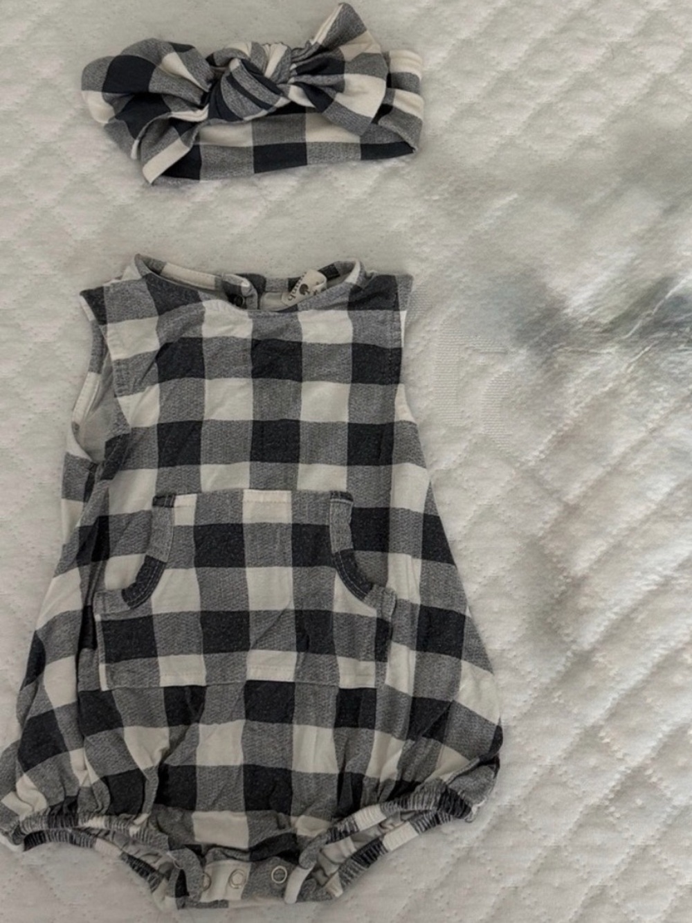 Kate Quinn Organic Bamboo 0-3 month Romper